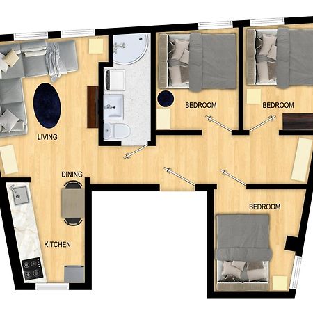 Family Friendly 3Br - Fast Wi-Fi - Behind Bryggen Apartment Bergen Bagian luar foto