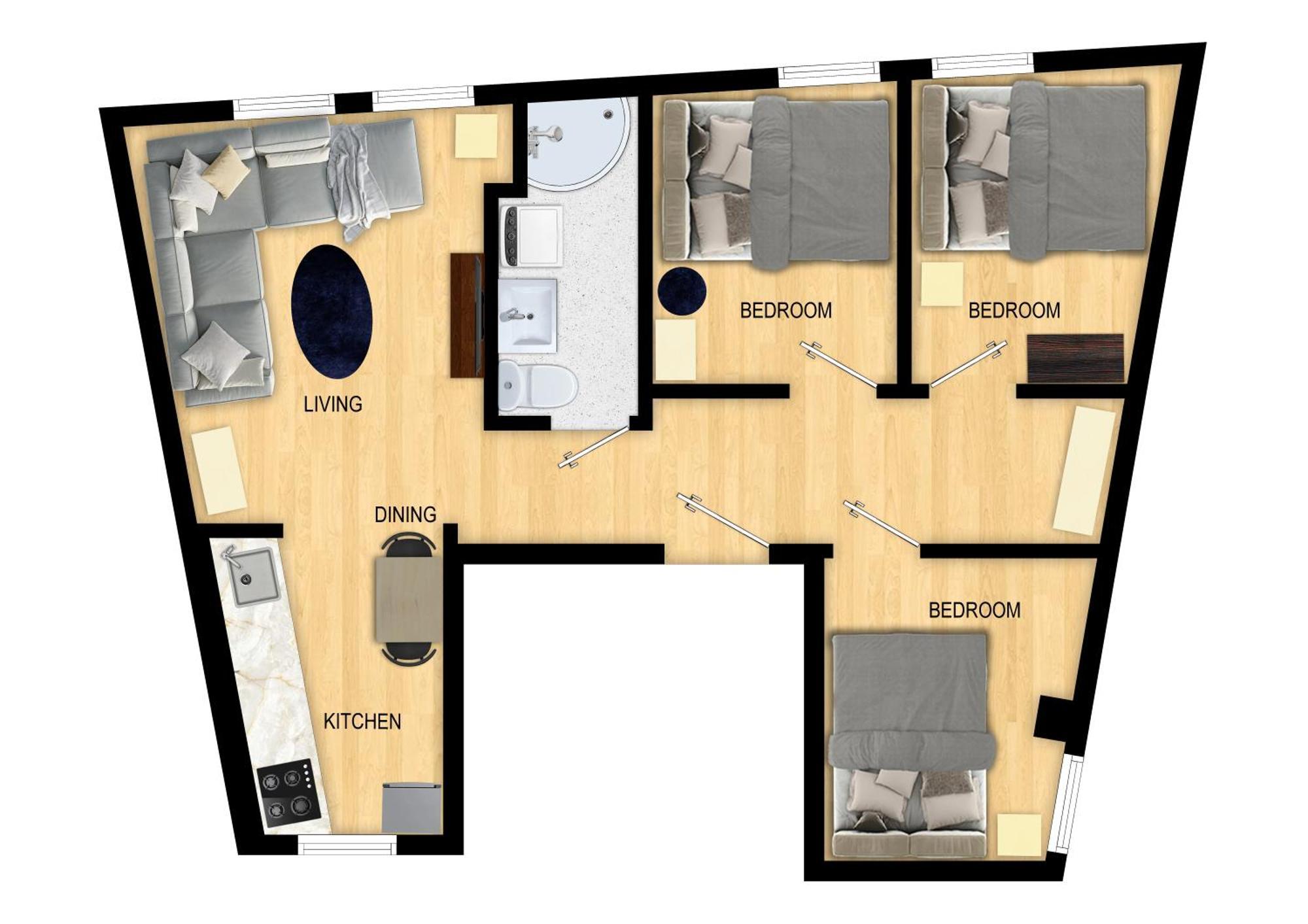 Family Friendly 3Br - Fast Wi-Fi - Behind Bryggen Apartment Bergen Bagian luar foto